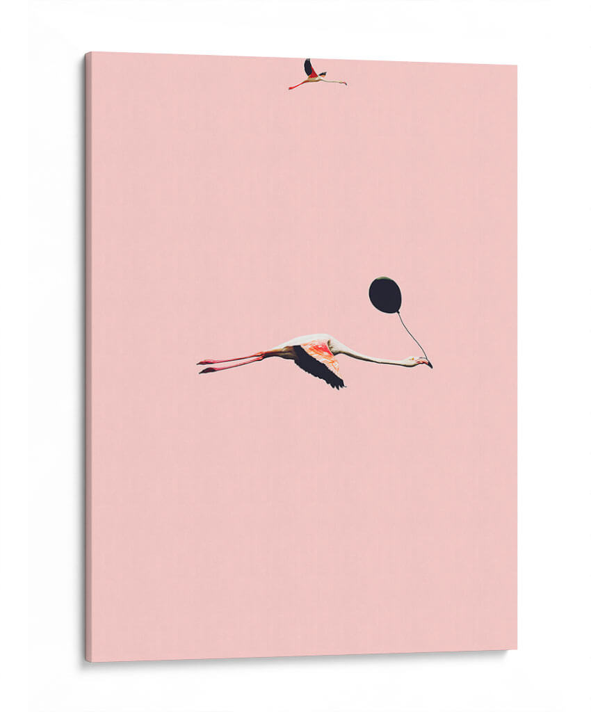 Vuela flamingo | Cuadro decorativo de Canvas Lab