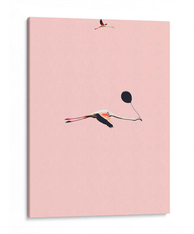 Vuela flamingo | Cuadro decorativo de Canvas Lab