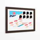 Vacaciones geométricas | Cuadro decorativo de Canvas Lab