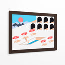 Vacaciones geométricas | Cuadro decorativo de Canvas Lab