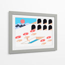 Vacaciones geométricas | Cuadro decorativo de Canvas Lab