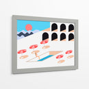 Vacaciones geométricas | Cuadro decorativo de Canvas Lab