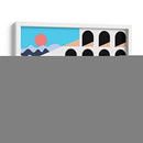 Vacaciones geométricas | Cuadro decorativo de Canvas Lab