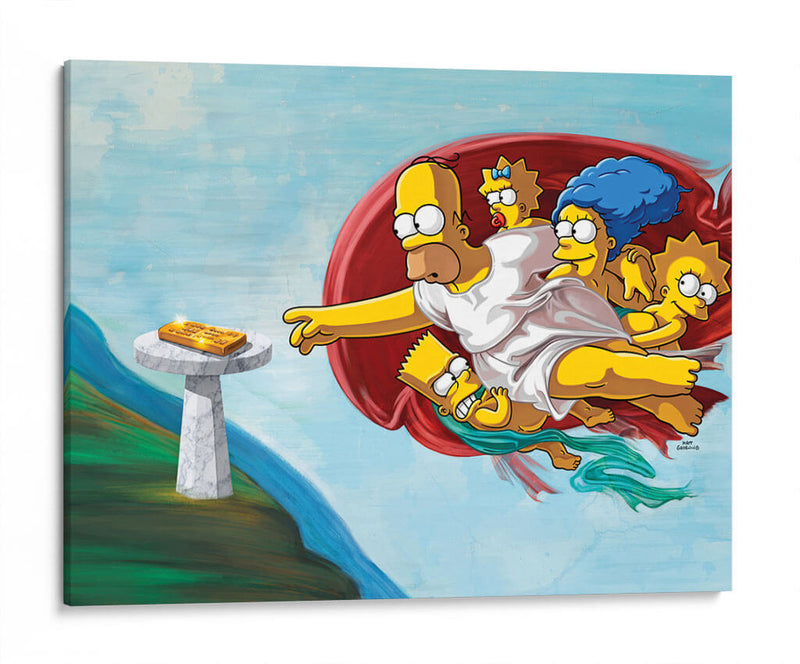 Control remoto de oro | Cuadro decorativo de Canvas Lab