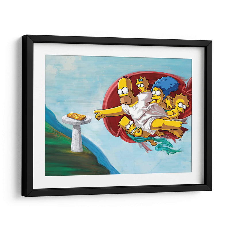 Control remoto de oro | Cuadro decorativo de Canvas Lab