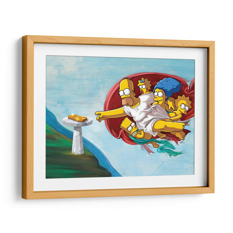 Control remoto de oro | Cuadro decorativo de Canvas Lab