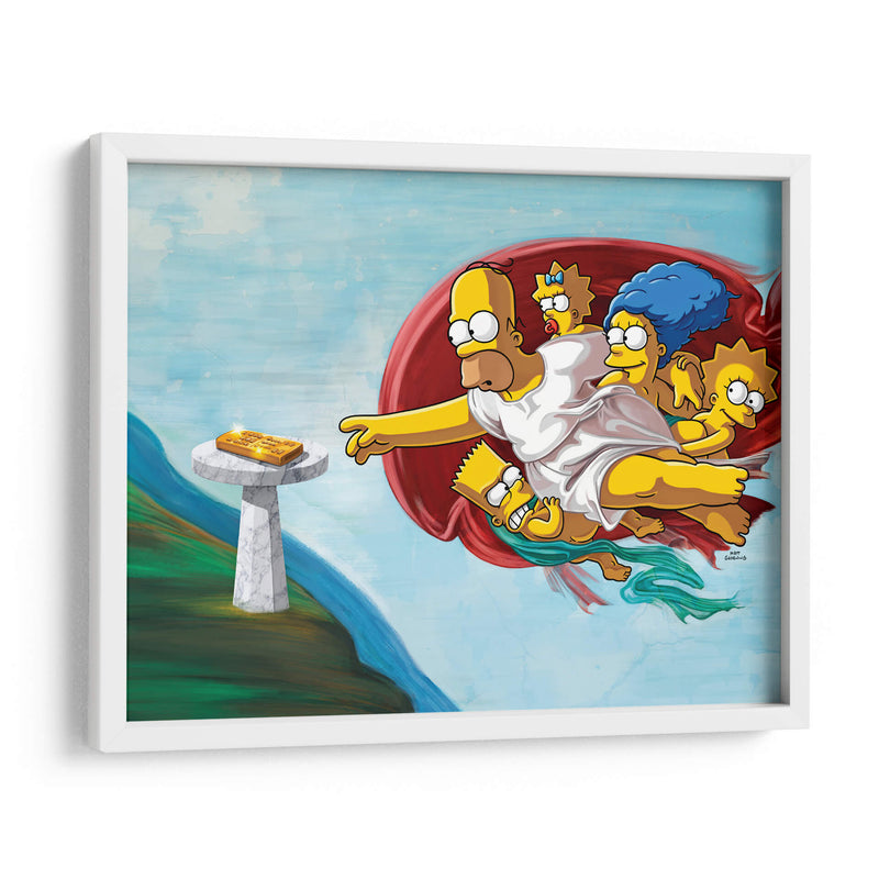 Control remoto de oro | Cuadro decorativo de Canvas Lab