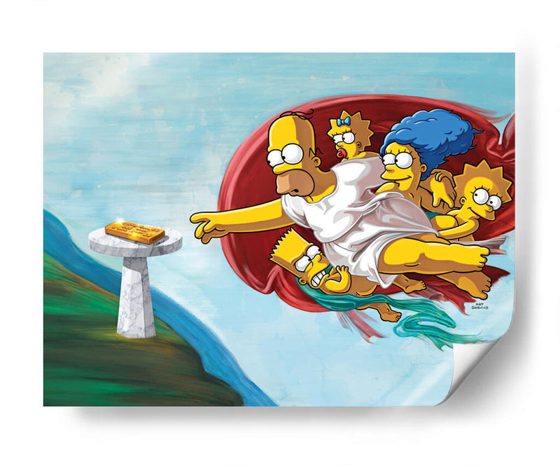 Control remoto de oro | Cuadro decorativo de Canvas Lab