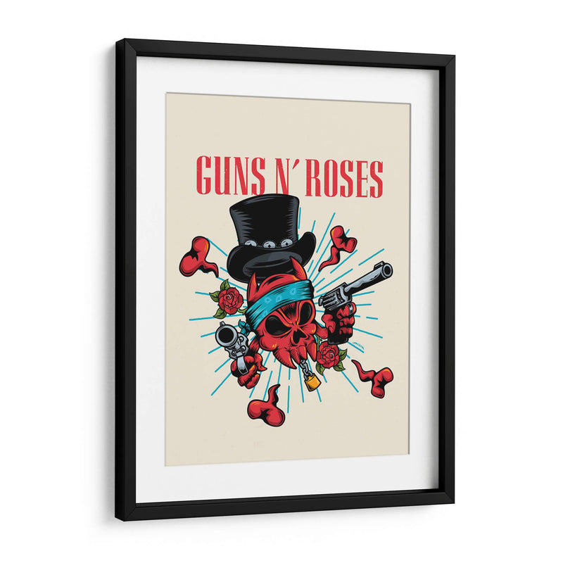 Guns n Roses poster | Cuadro decorativo de Canvas Lab