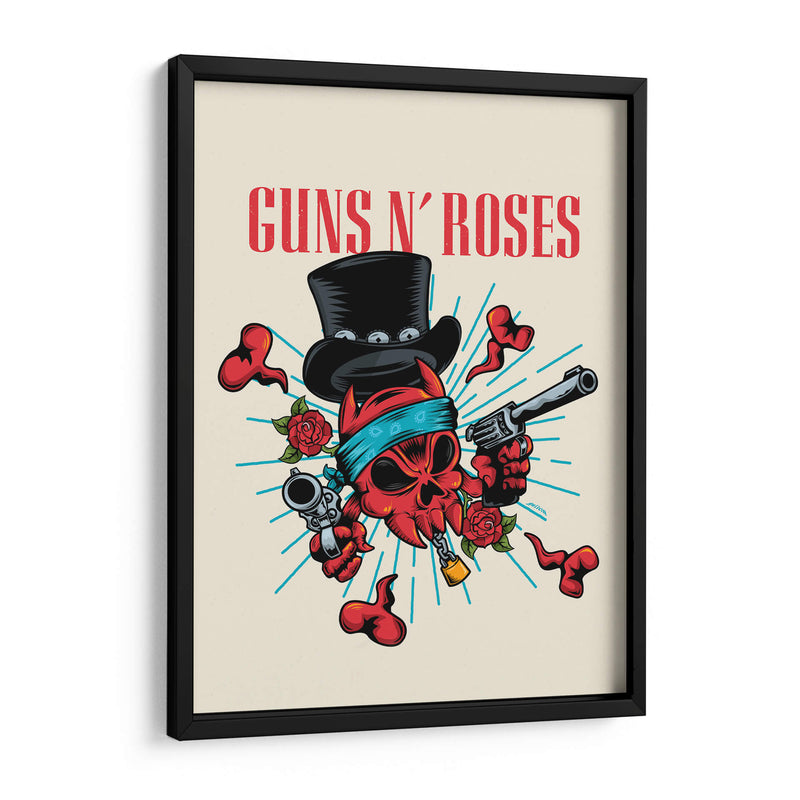 Guns n Roses poster | Cuadro decorativo de Canvas Lab