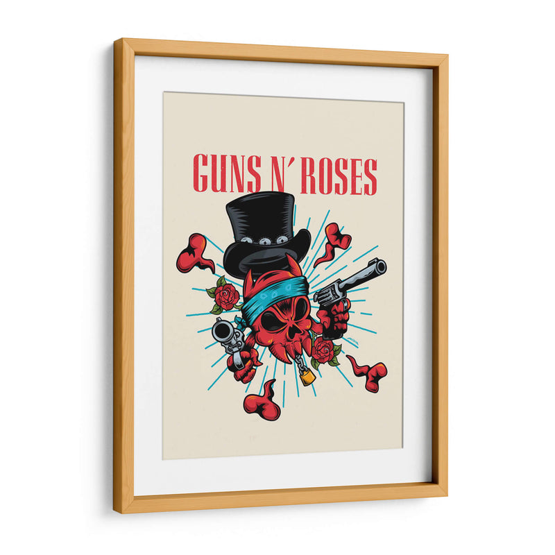 Guns n Roses poster | Cuadro decorativo de Canvas Lab
