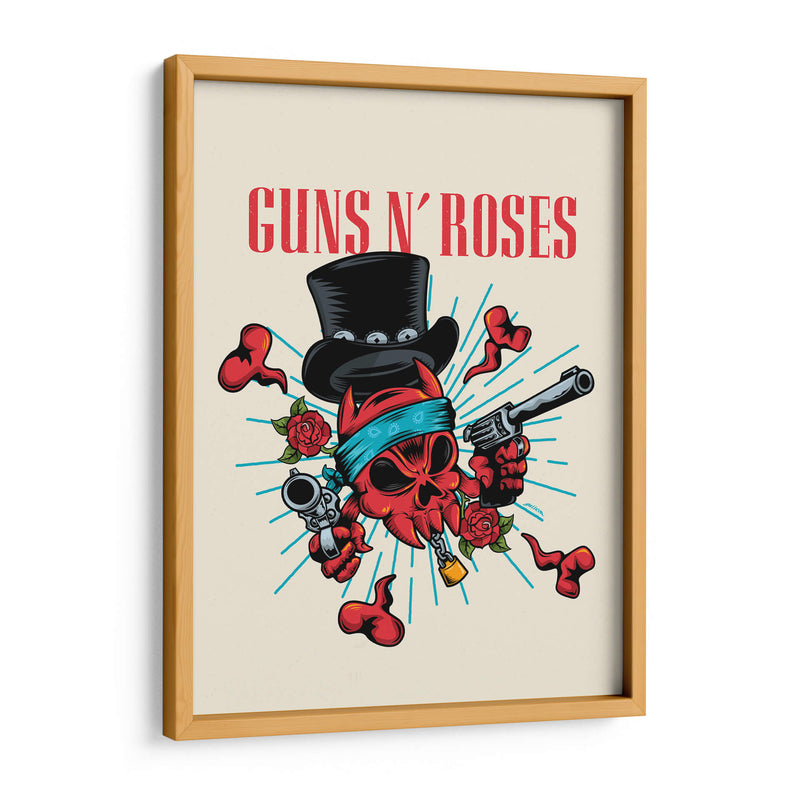 Guns n Roses poster | Cuadro decorativo de Canvas Lab