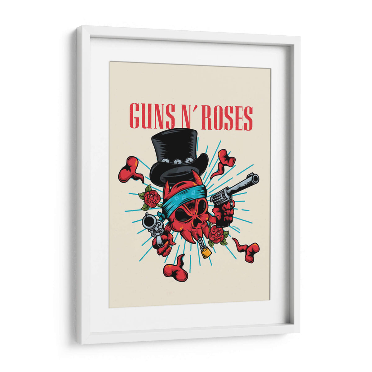 Guns n Roses poster Cuadro Decorativo, Canvas Lab
