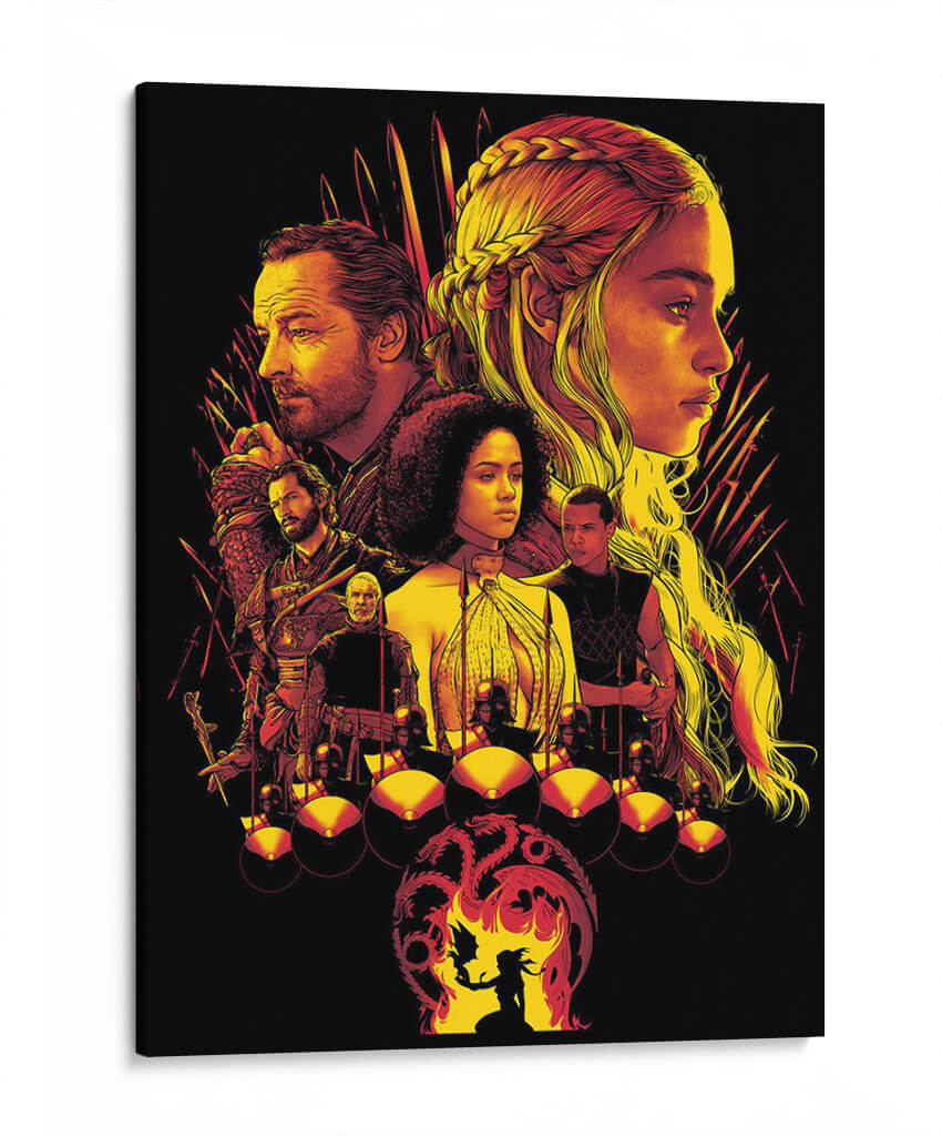 House Targaryen | Cuadro decorativo de Canvas Lab