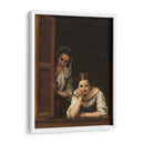 Mujeres en la ventana - Bartolomé Esteban Murillo | Cuadro decorativo de Canvas Lab