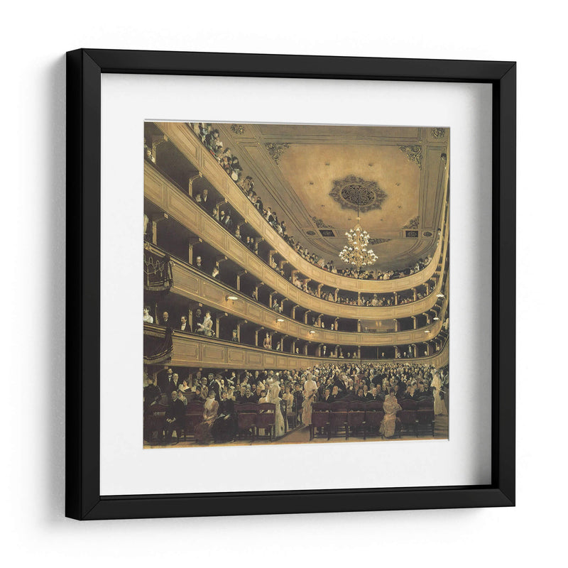 Auditorio del viejo Burgtheater de Viena - Gustav Klimt | Cuadro decorativo de Canvas Lab