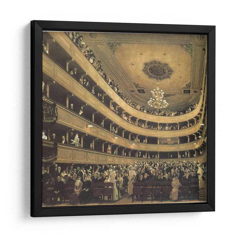 Auditorio del viejo Burgtheater de Viena - Gustav Klimt | Cuadro decorativo de Canvas Lab