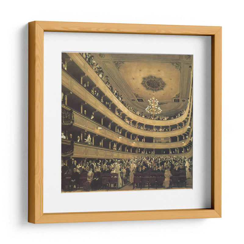 Auditorio del viejo Burgtheater de Viena - Gustav Klimt | Cuadro decorativo de Canvas Lab