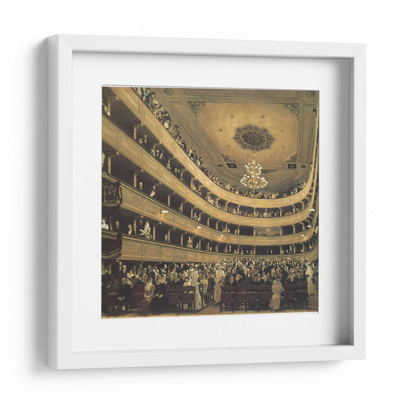 Auditorio del viejo Burgtheater de Viena - Gustav Klimt | Cuadro decorativo de Canvas Lab