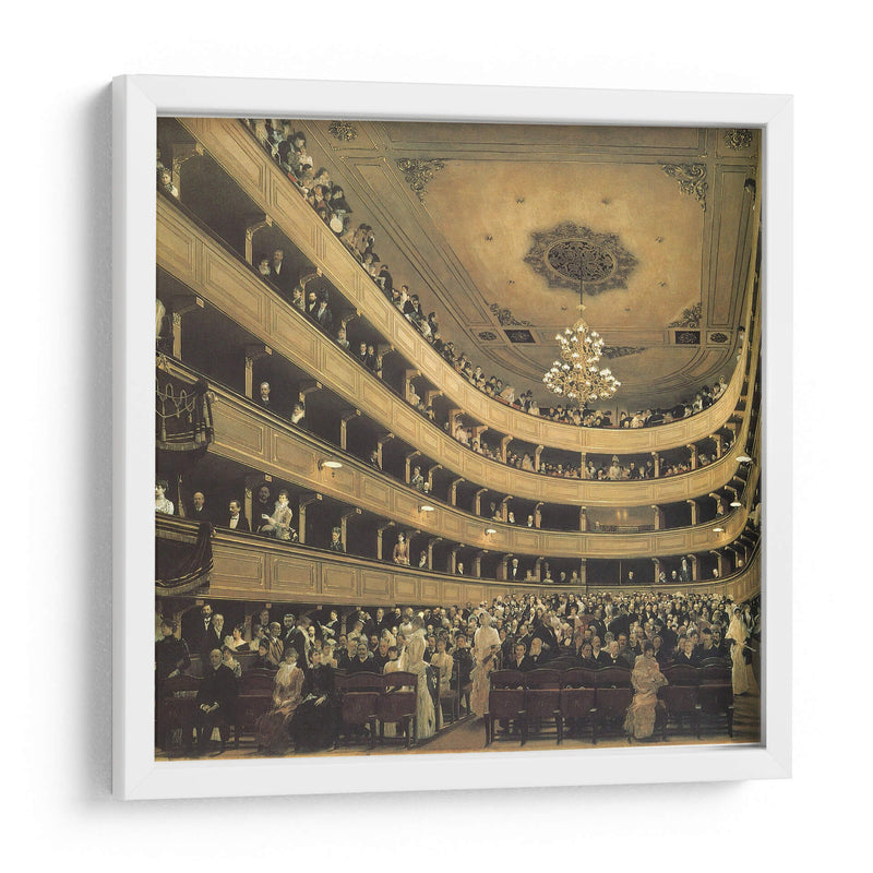 Auditorio del viejo Burgtheater de Viena - Gustav Klimt | Cuadro decorativo de Canvas Lab