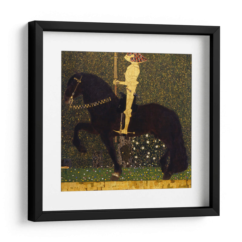 El caballero de oro (la vida como combate) - Gustav Klimt | Cuadro decorativo de Canvas Lab