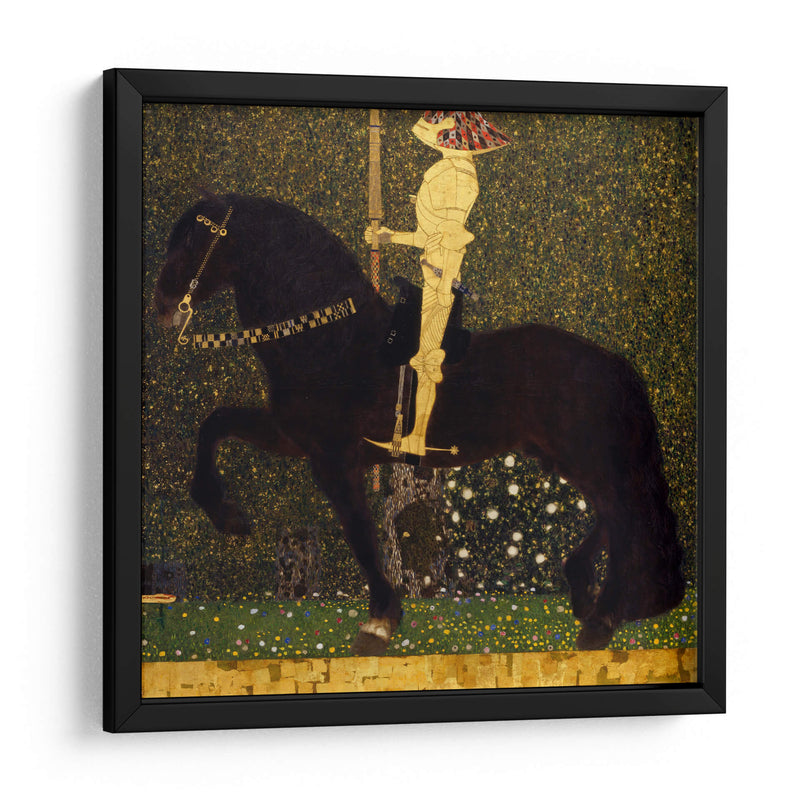 El caballero de oro (la vida como combate) - Gustav Klimt | Cuadro decorativo de Canvas Lab