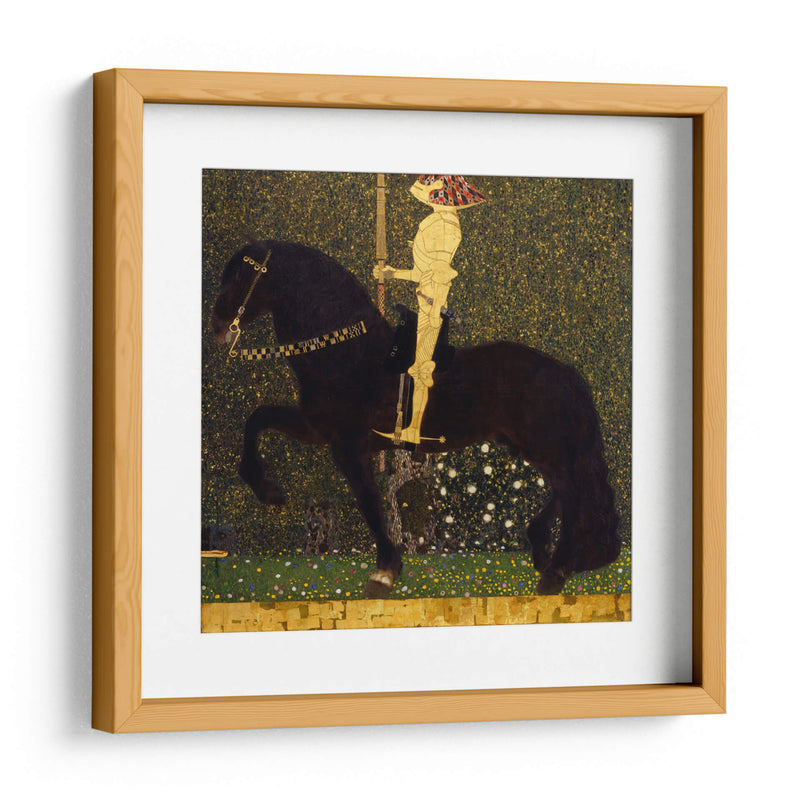 El caballero de oro (la vida como combate) - Gustav Klimt | Cuadro decorativo de Canvas Lab