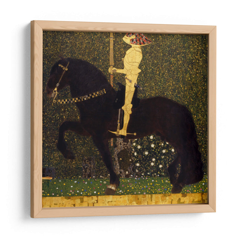 El caballero de oro (la vida como combate) - Gustav Klimt | Cuadro decorativo de Canvas Lab