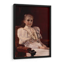 Joven sentada - Gustav Klimt | Cuadro decorativo de Canvas Lab