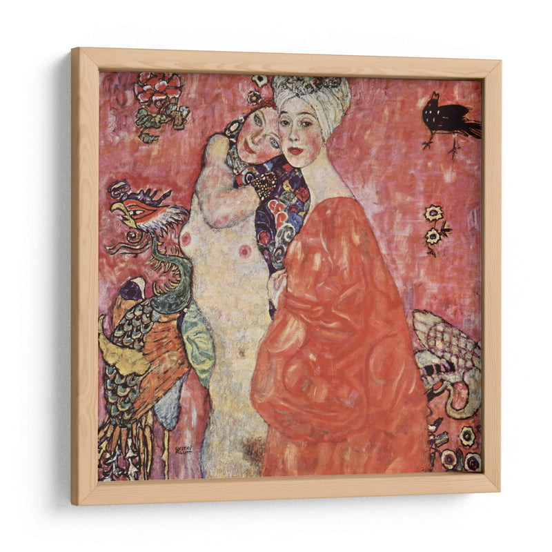 Las amigas - Gustav Klimt | Cuadro decorativo de Canvas Lab