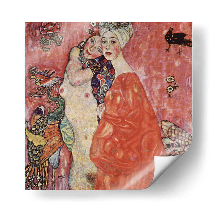 Las amigas - Gustav Klimt | Cuadro decorativo de Canvas Lab