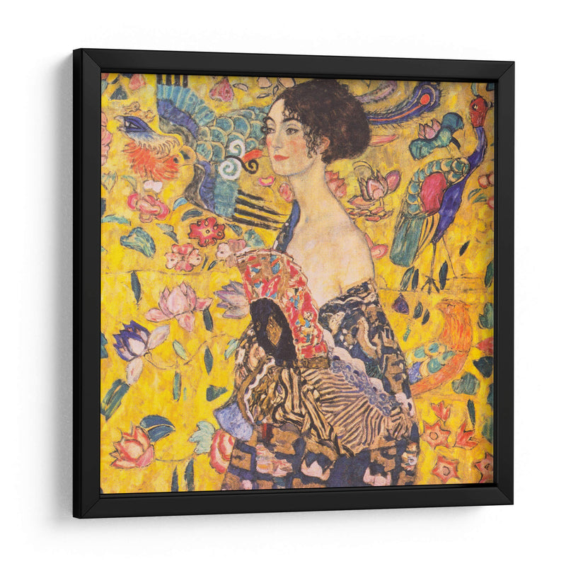 Mujer con abanico - Gustav Klimt | Cuadro decorativo de Canvas Lab