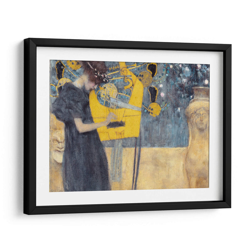 Música I - Gustav Klimt | Cuadro decorativo de Canvas Lab