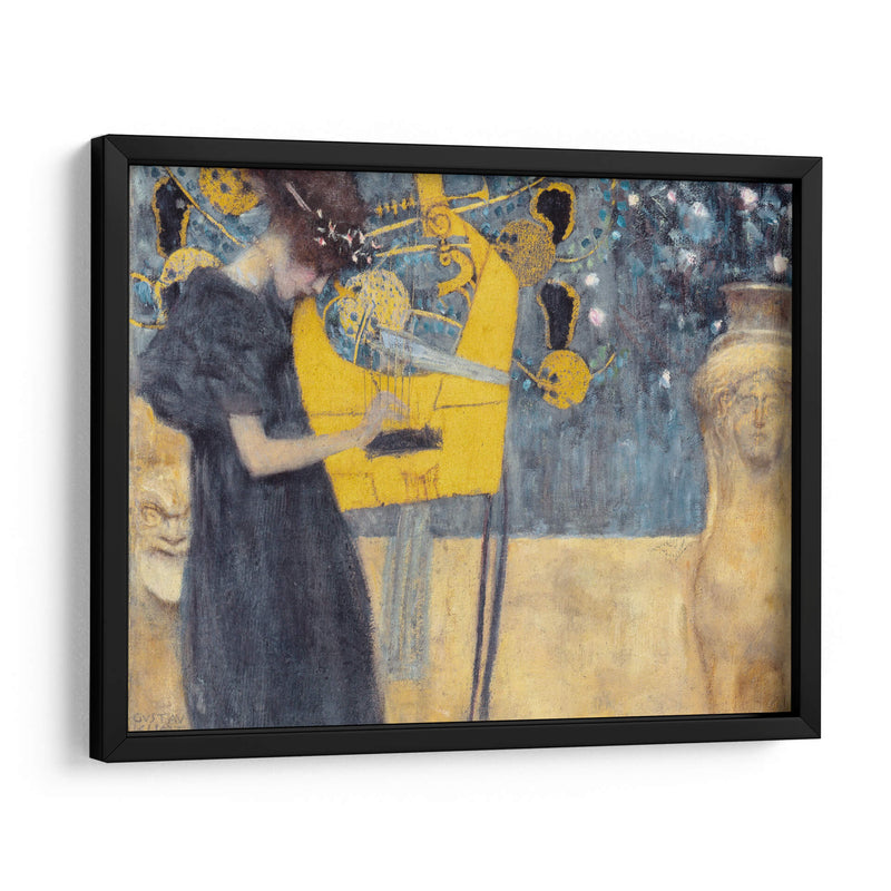 Música I - Gustav Klimt | Cuadro decorativo de Canvas Lab