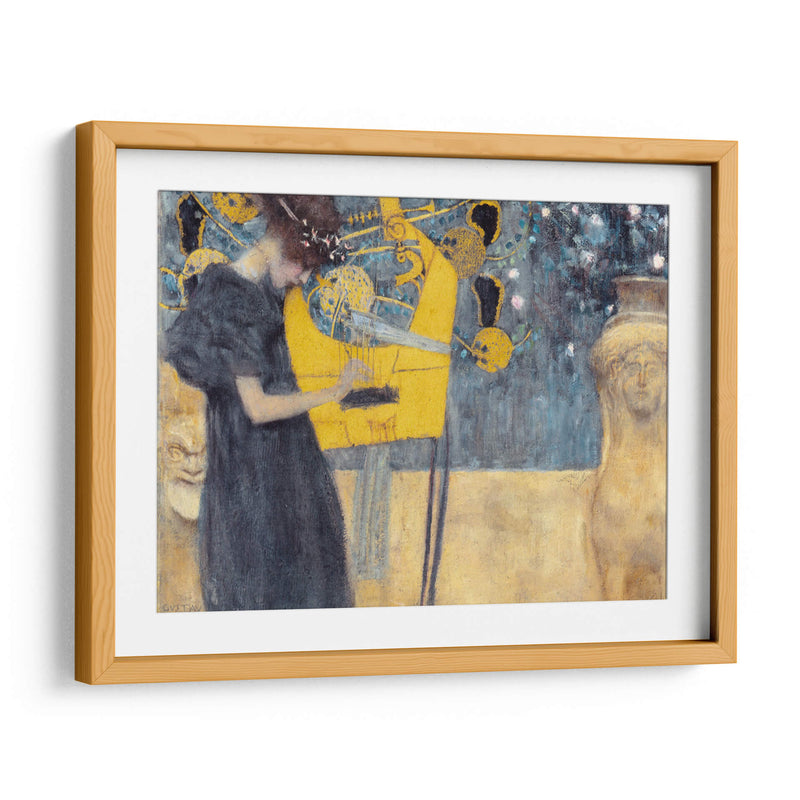 Música I - Gustav Klimt | Cuadro decorativo de Canvas Lab