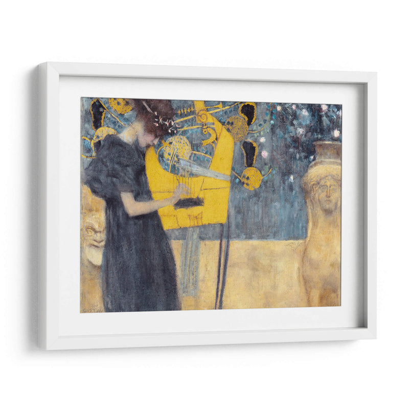 Música I - Gustav Klimt | Cuadro decorativo de Canvas Lab