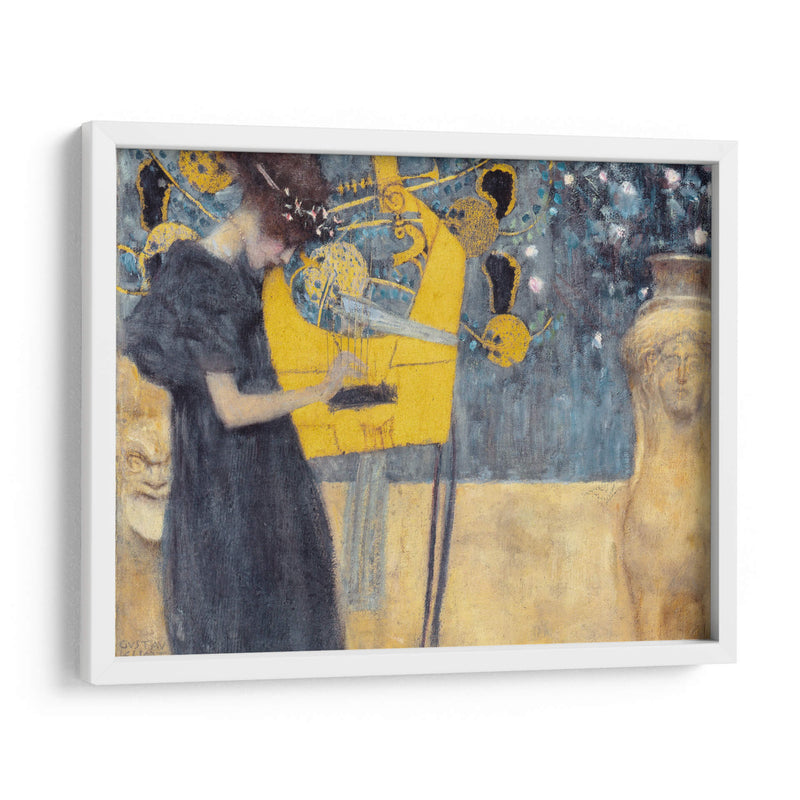 Música I - Gustav Klimt | Cuadro decorativo de Canvas Lab