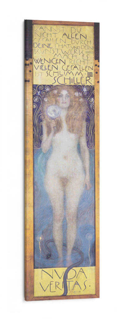 Nuda veritas - Gustav Klimt | Cuadro decorativo de Canvas Lab