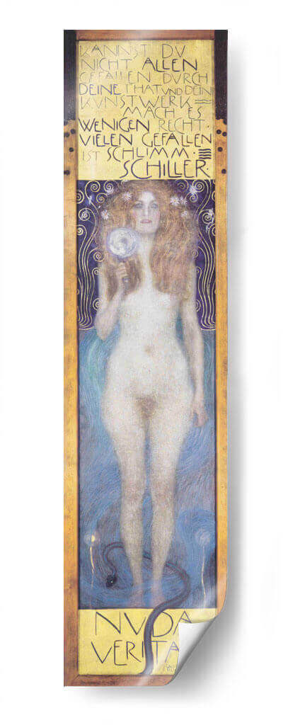 Nuda veritas - Gustav Klimt | Cuadro decorativo de Canvas Lab