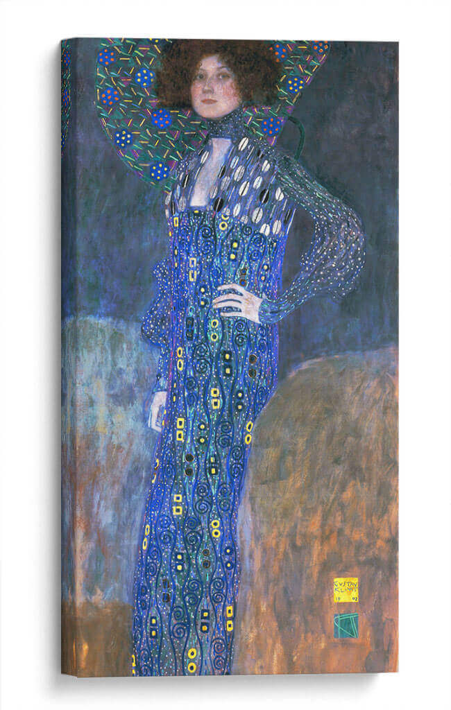 Retrato de Emilie Flöge - Gustav Klimt | Cuadro decorativo de Canvas Lab