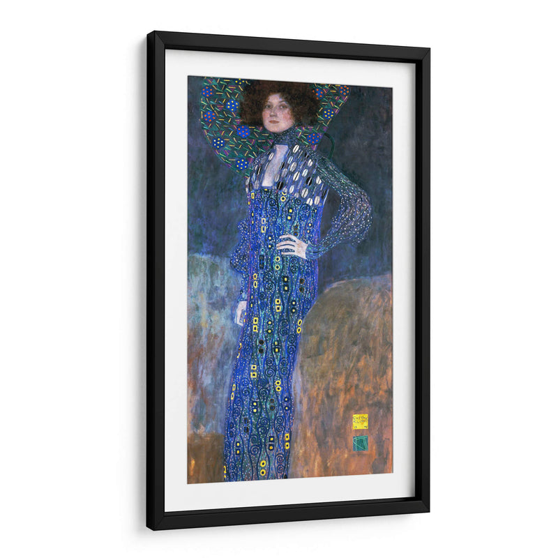 Retrato de Emilie Flöge - Gustav Klimt | Cuadro decorativo de Canvas Lab