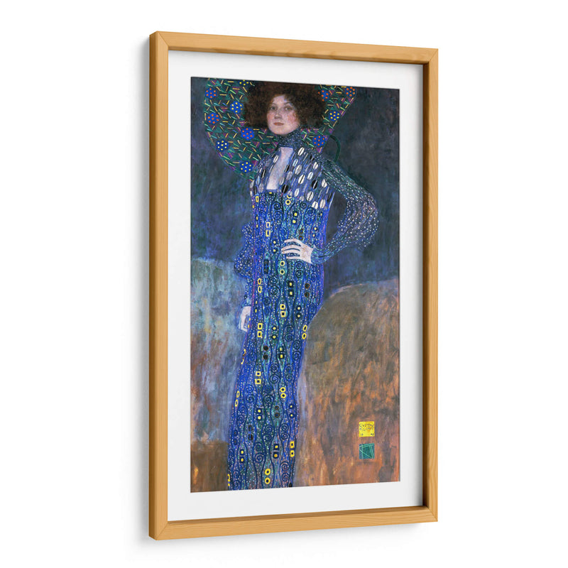 Retrato de Emilie Flöge - Gustav Klimt | Cuadro decorativo de Canvas Lab