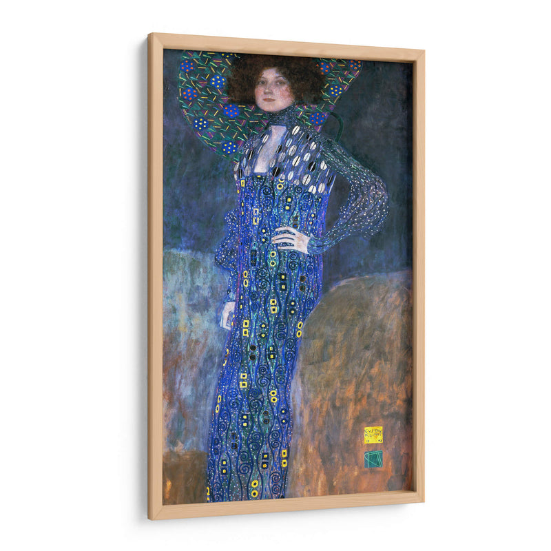 Retrato de Emilie Flöge - Gustav Klimt | Cuadro decorativo de Canvas Lab