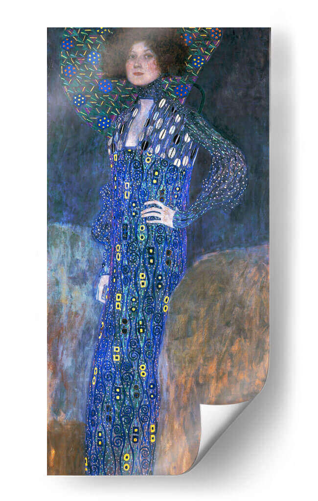 Retrato de Emilie Flöge - Gustav Klimt | Cuadro decorativo de Canvas Lab