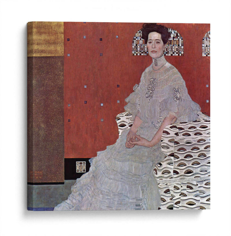 Retrato de Fritza Riedler - Gustav Klimt | Cuadro decorativo de Canvas Lab