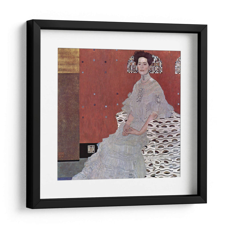 Retrato de Fritza Riedler - Gustav Klimt | Cuadro decorativo de Canvas Lab