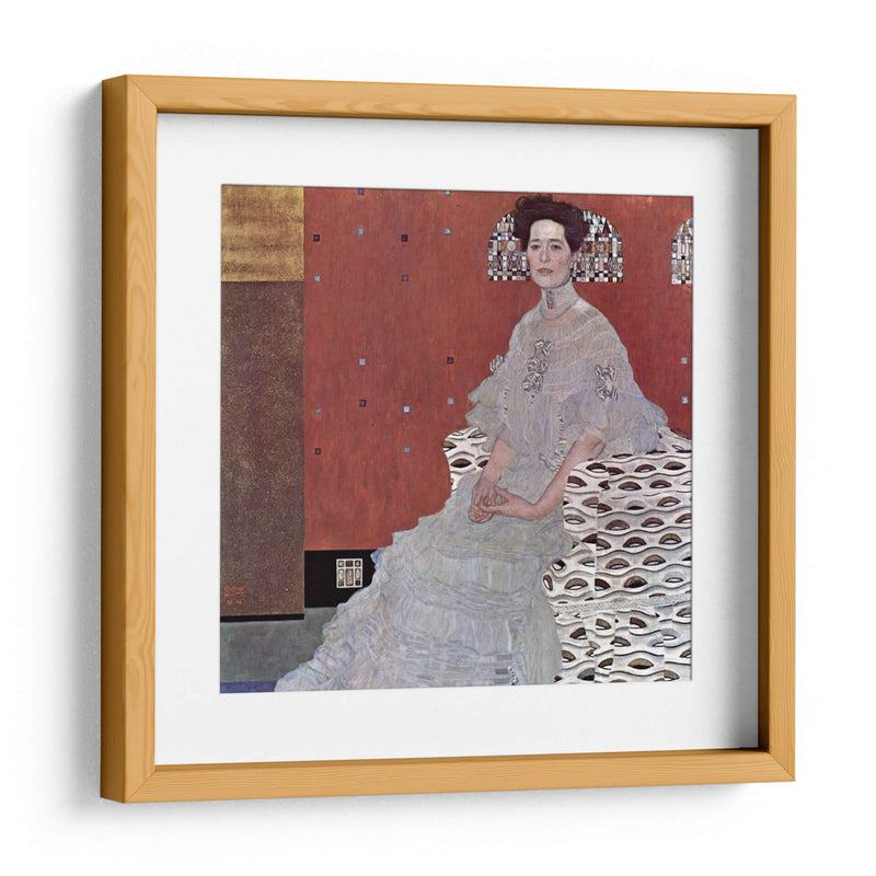 Retrato de Fritza Riedler - Gustav Klimt | Cuadro decorativo de Canvas Lab