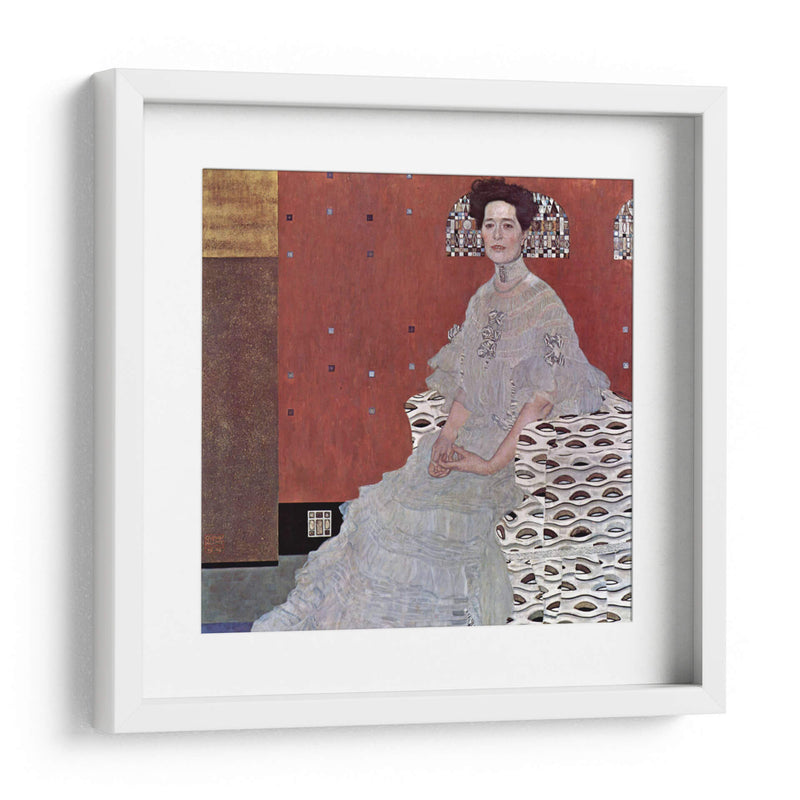 Retrato de Fritza Riedler - Gustav Klimt | Cuadro decorativo de Canvas Lab