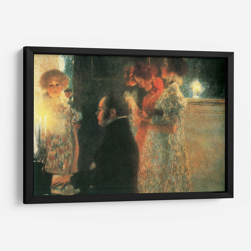 Schubert en el piano - Gustav Klimt | Cuadro decorativo de Canvas Lab