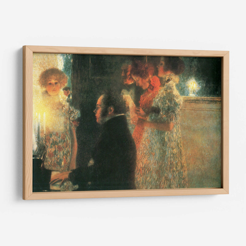 Schubert en el piano - Gustav Klimt | Cuadro decorativo de Canvas Lab